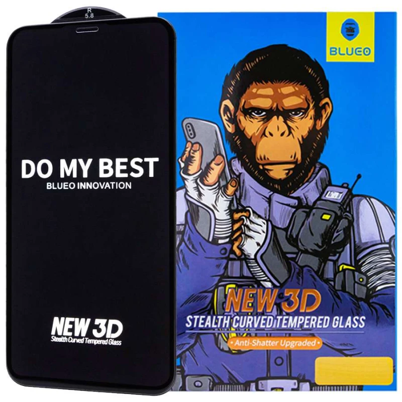 

Захисне 3D скло Blueo Stealth на Apple iPhone XS Max (Чорний)
