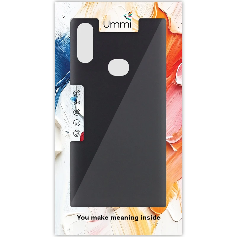 Чехол Silicone Cover Ummi Lakshmi (AA) для Samsung Galaxy A10s – Черный / Black. Фото 2 из 2