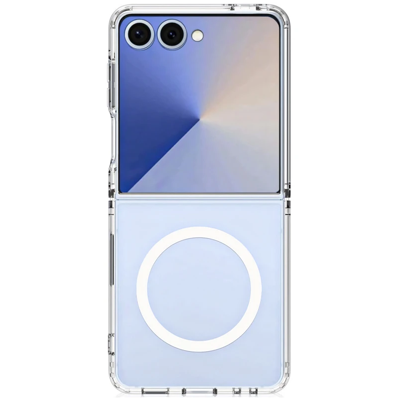 Чохол SGP Ultra Hybrid (MagFit) на Samsung Galaxy Z Flip7 – Прозорий. Фото 11 з 11