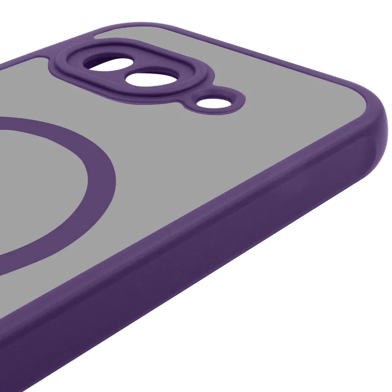 Чехол TPU Bloom with Magnetic Fit для Google Pixel 9a – Purple. Фото 6 из 7