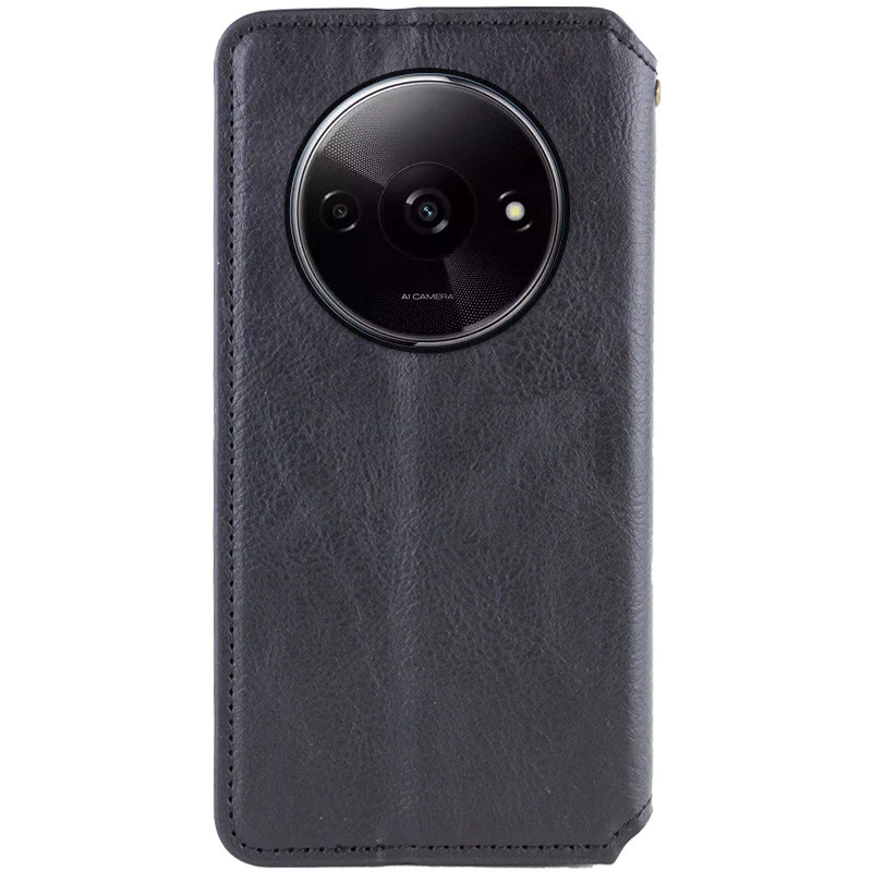 Чохол книжка GETMAN кубик для Xiaomi Redmi A3 – Чорний. Фото 2 з 8