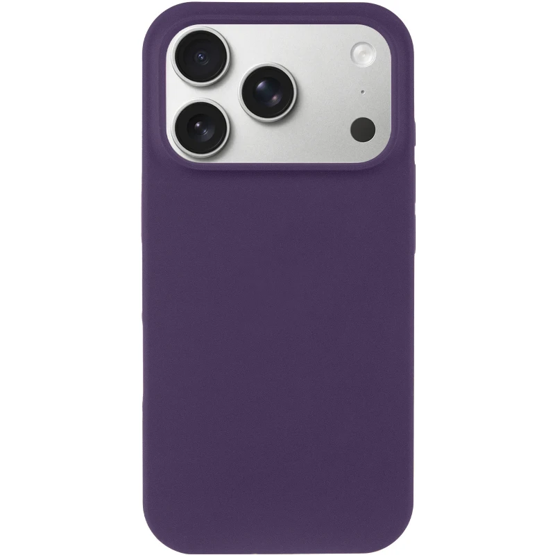Чохол з закритим низом Silicone Case на Apple iPhone 17 Pro Max (6.9") – Фіолетовий / Elderberry. Фото 4 з 7
