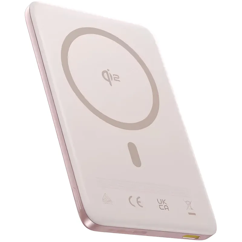 Портативний ЗП Power Bank Baseus PicoGo AM41 Ultra-Slim 27W c БЗП 10000 mAh (E0027200) – Pink. Фото 1 з 3