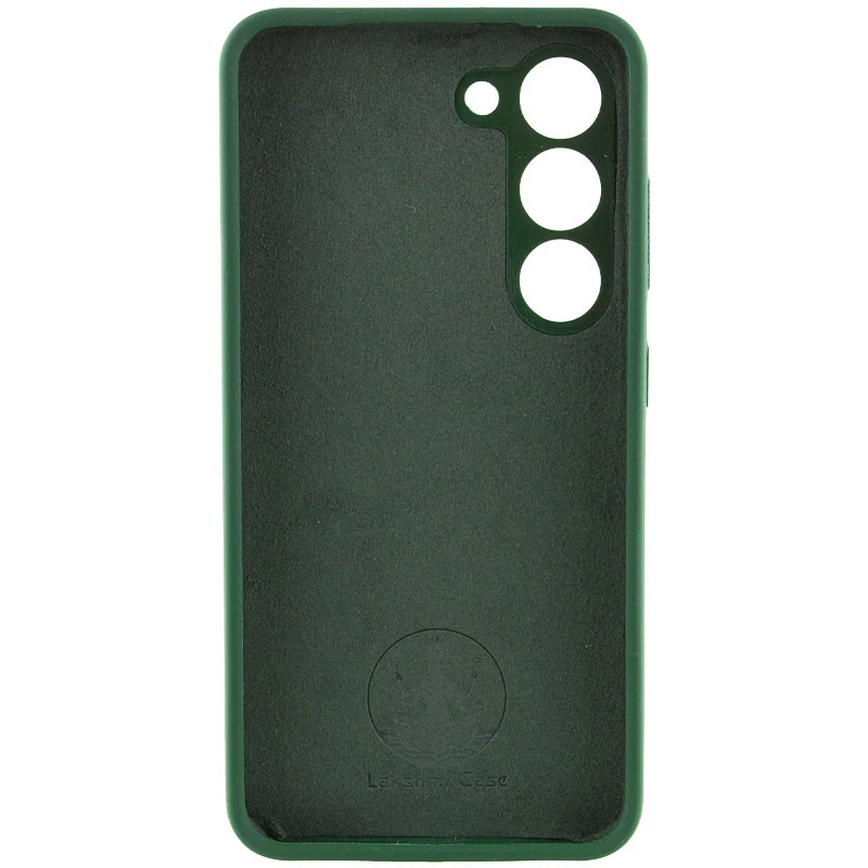 Чехол Silicone Case Lakshmi Premium з закритою камерою на Samsung Galaxy S22 – Зеленый / Cyprus Green. Фото 3 из 7