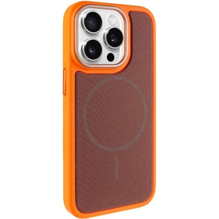 Чохол TPU TechWoven Hybrid with MagSafe для Apple iPhone 15 Pro Max (6.7") фото 1 з 7