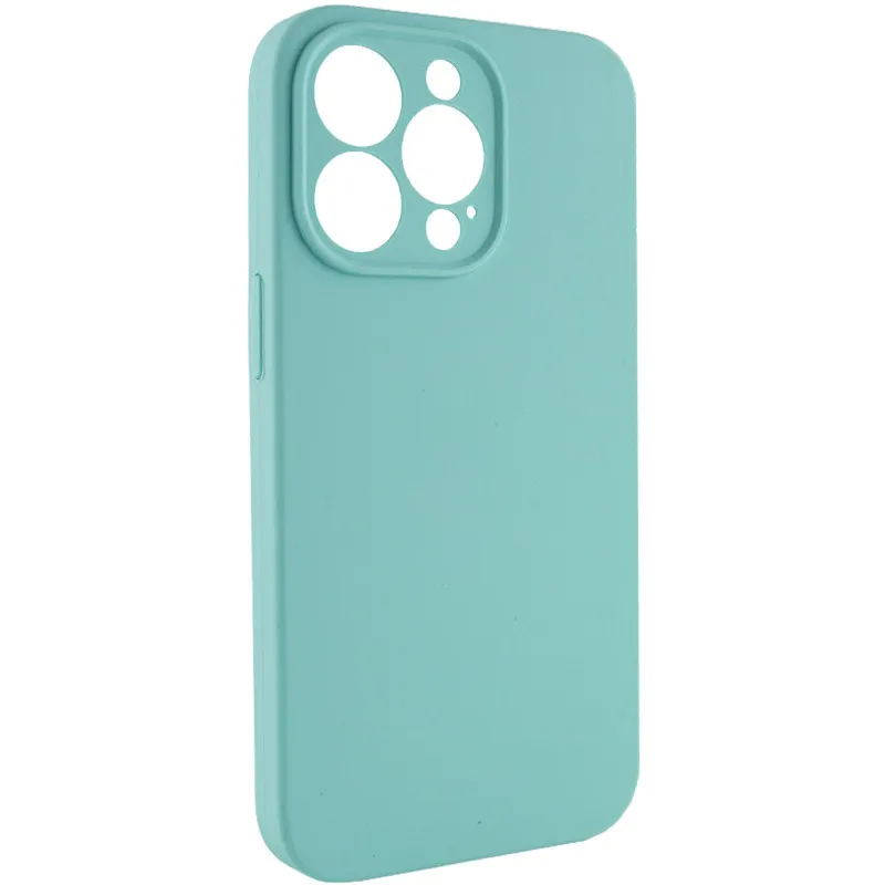 Чехол Silk Full Protective (AA) NO LOGO для Apple iPhone 16 Pro – Бирюзовый / Marine Green. Фото 5 из 14