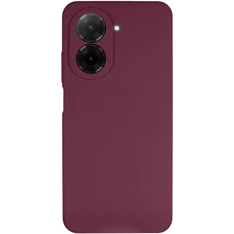 Чехол Silicone Case Lakshmi Premium з закритою камерою на Xiaomi Redmi A5 (Europe version) – Бордовый / Plum. Фото 3 из 6