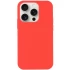 Чехол с закрытым низом Silicone Case для Apple iPhone 15 Pro Max (6.7") – Арбузный / Watermelon red. Фото 2 из 6