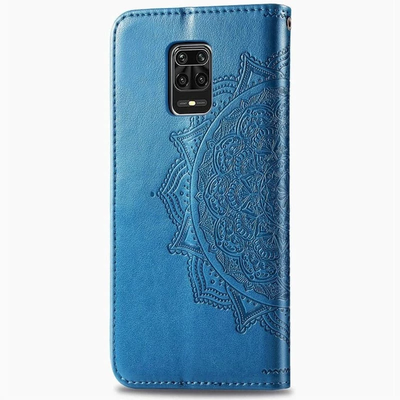 Шкіряний чохол-книжка Art Case з візитницею для Xiaomi Redmi Note 9s / Note 9 Pro / Note 9 Pro Max – Синій. Фото 6 з 8