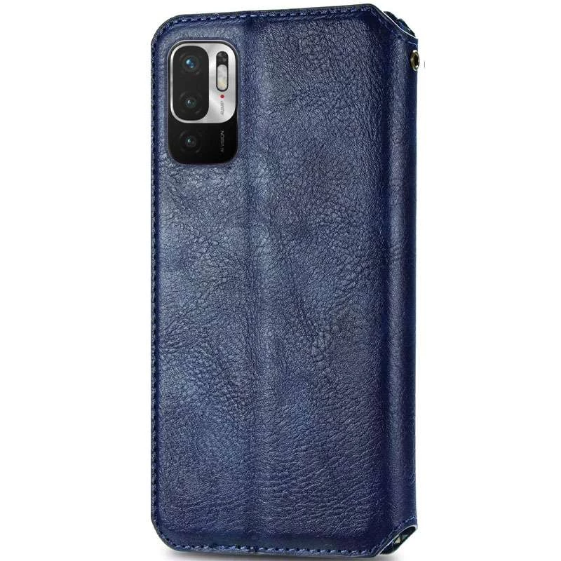 Чохол-книжка GETMAN кубик на Xiaomi Poco M3 Pro 4G / 5G – Синій. Фото 4 з 6