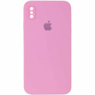 Чохол Silicone Case Square з захистом камери на Apple iPhone XS (5.8") фото 1 з 3