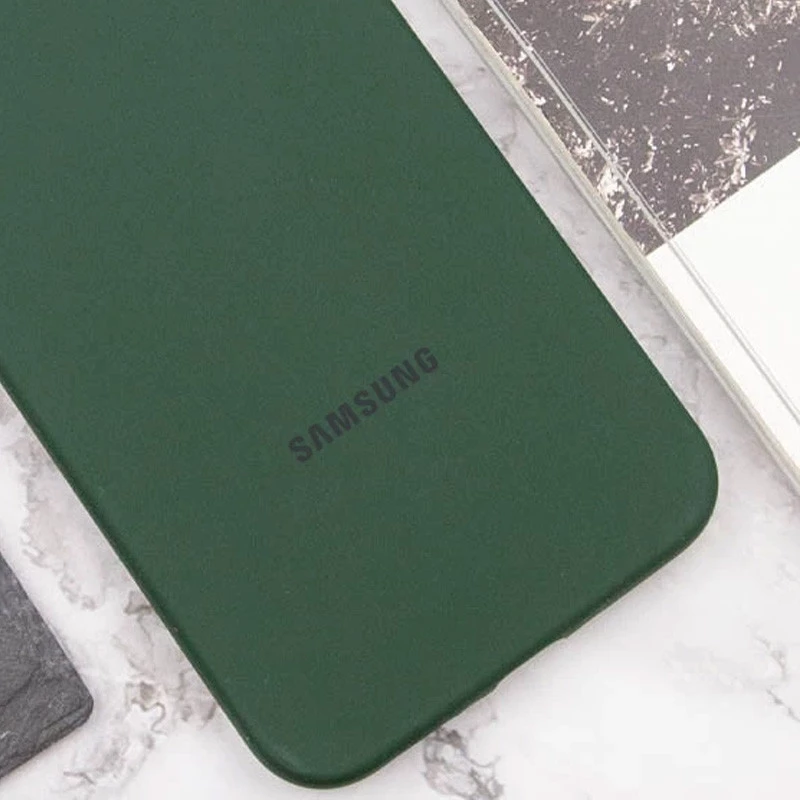 Чохол Silicone Case Lakshmi Premium L з закритою камерою на Samsung Galaxy A56 5G – Зелений / Cyprus Green. Фото 10 з 10