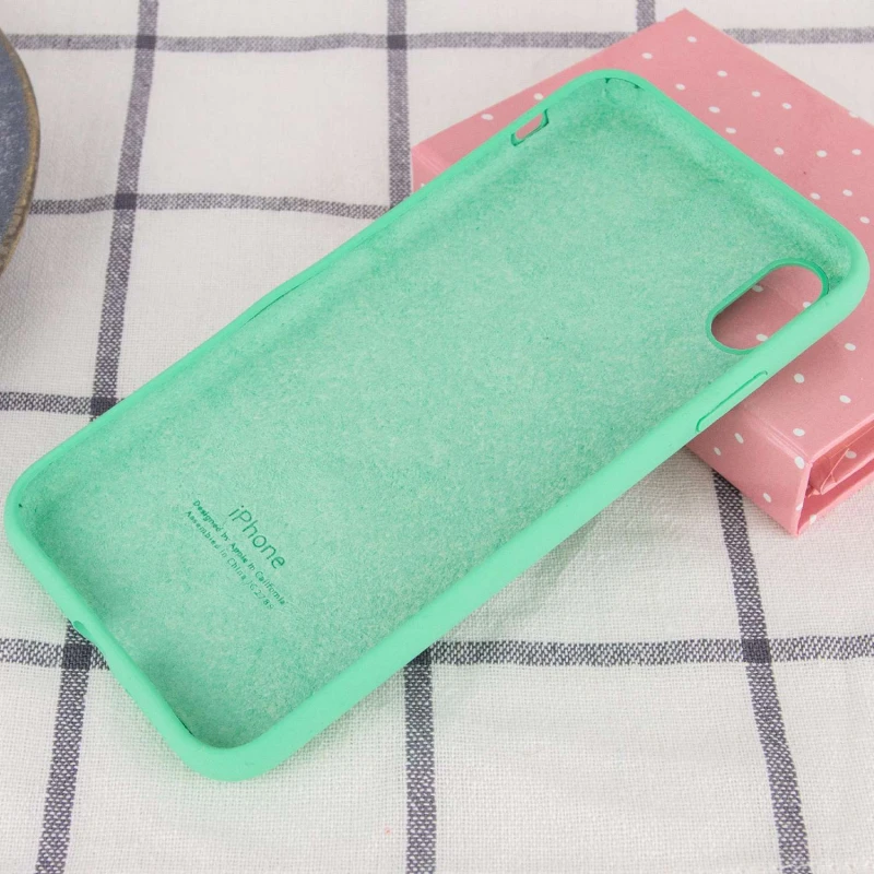 Чохол Silicone Case з закритим низом на Apple iPhone XR (6.1") – Зелений / Spearmint. Фото 3 з 3