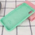 Чохол Silicone Case з закритим низом на Apple iPhone XS (5.8") – Зелений / Spearmint. Фото 3 з 3
