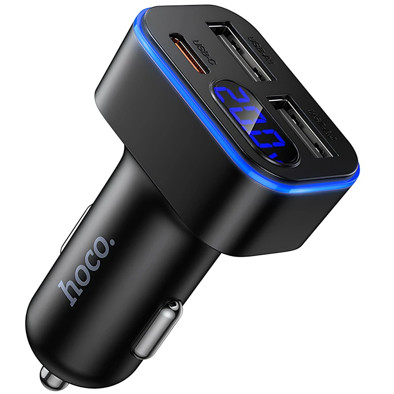 АЗУ Hoco Z63A Barry PD42W+QC3.0 (2USB-A/1C) – Black. Фото 4 из 7