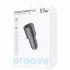 АЗП Proove Double Energy Plus PD53W+QC3.0 (1USB-A/1C) – Metal gray. Фото 6 з 6