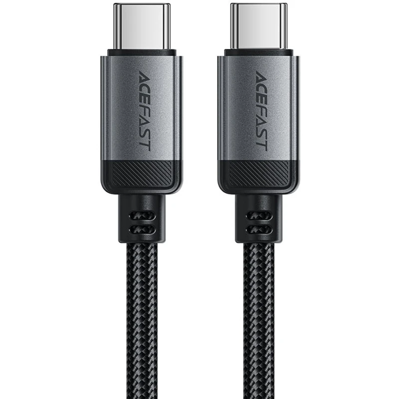 Дата кабель Acefast C20-03 Type-C to Type-C 60W (1.2m) – Black. Фото 1 з 5