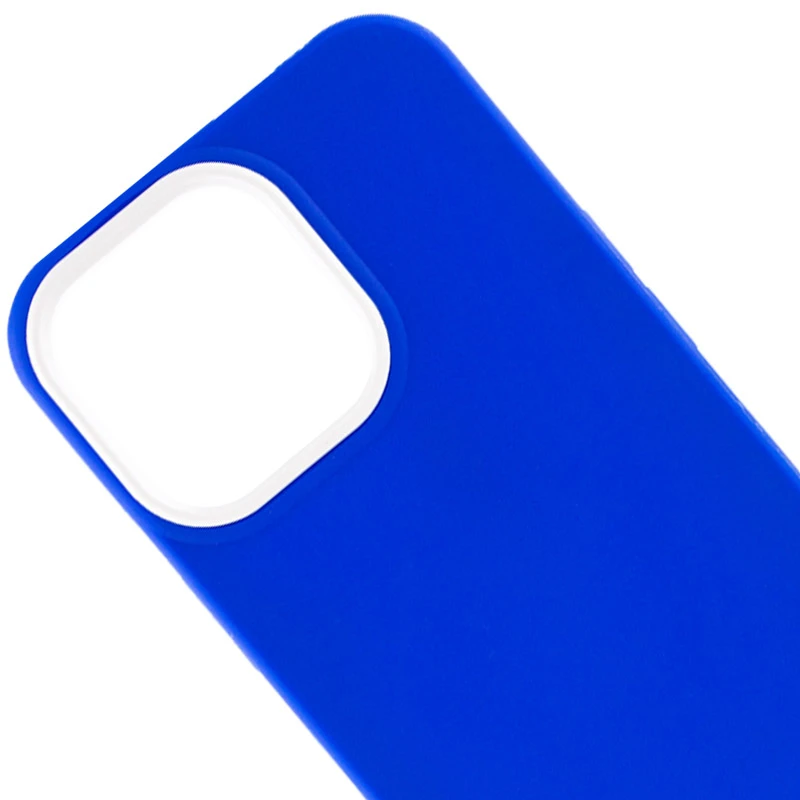 Двоколірний чохол Bichromatic на Apple iPhone 13 Pro Max (6.7") – Navy Blue / White. Фото 2 з 5