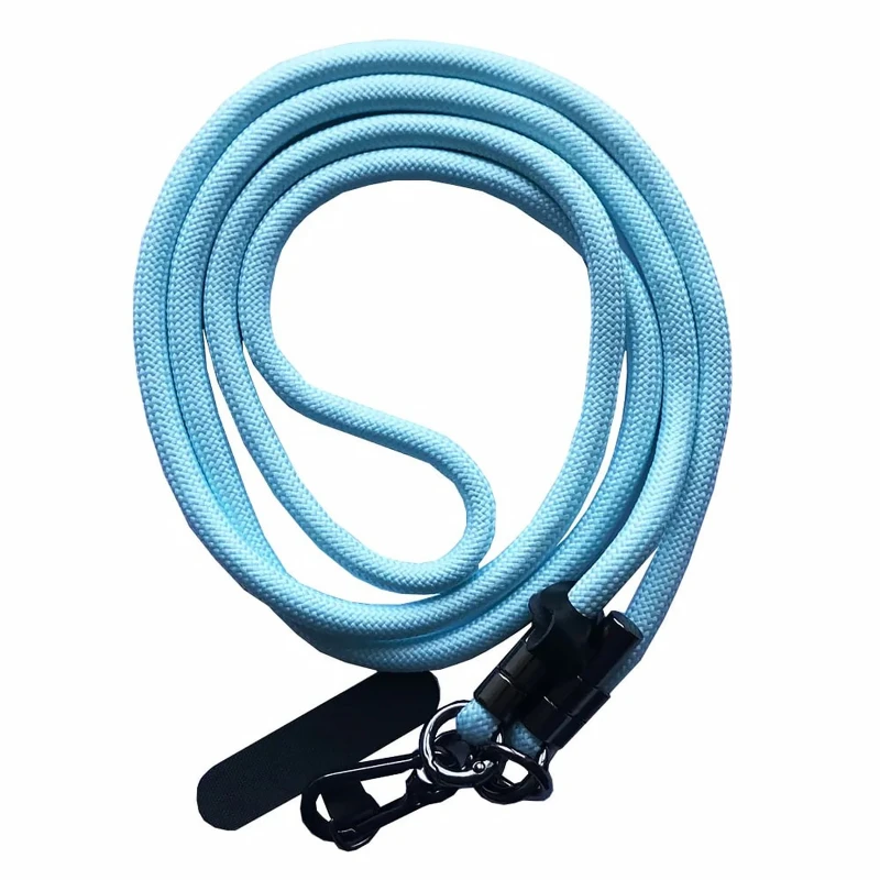 Шнурок Cable black (8мм) 150см – Light Blue. Фото 1 из 1