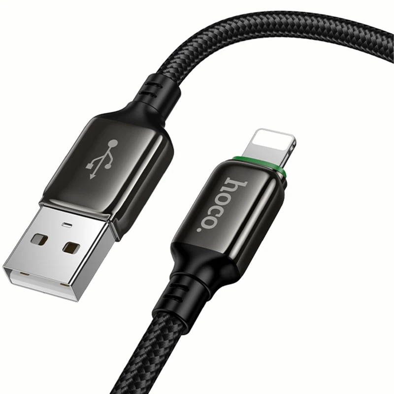 Дата кабель Hoco X127 Exceed USB to Lightning 12W (1m) – Black. Фото 6 из 6