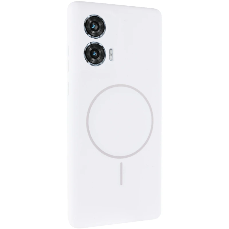 Силиконовый чехол Lakshmi MagFit с защитой камеры для Motorola Edge 50 – Белый / White. Фото 2 Силиконовый чехол Lakshmi MagFit с защитой камеры для Motorola Edge 50 – Белый / White. Фото 2 из 8