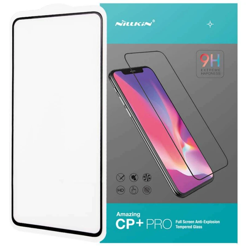 

Защитное стекло Nillkin (CP+PRO) для Huawei P40 (Черный), Чорний