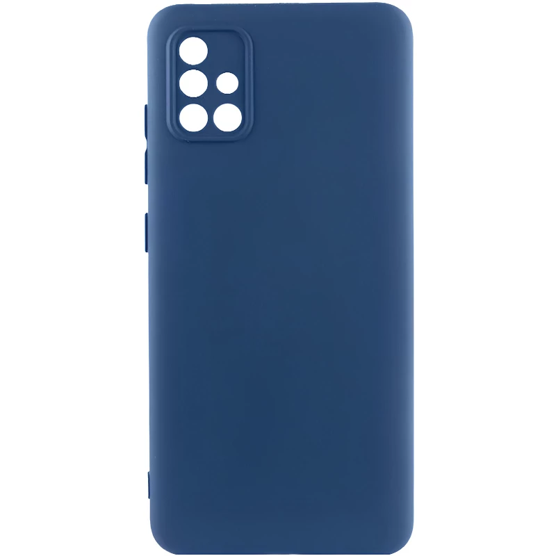 Цветной силиконовый чехол GETMAN с закрытой камерой на Xiaomi Redmi 9C – Синий / Deep navy. Фото 1 из 1