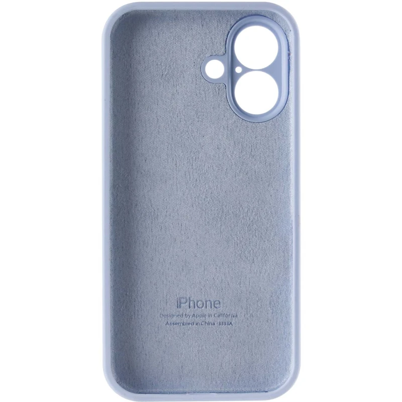 Чохол Silicone Case з захистом камери на Apple iPhone 17 (6.3") – Блакитний / Lilac Blue. Фото 3 з 3