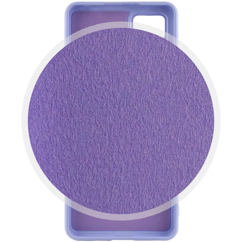 Чохол Silicone Case Lakshmi Premium L з закритою камерою на Xiaomi Redmi Note 11 Pro 4G/5G – Бузковий / Dasheen. Фото 3 з 5