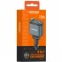 АЗП Amaya ACC-CL11 PD57.5W+QC3.0 (1USB-A/1C) with retractable cable Type-C + Lightning – Gray. Фото 3 з 3