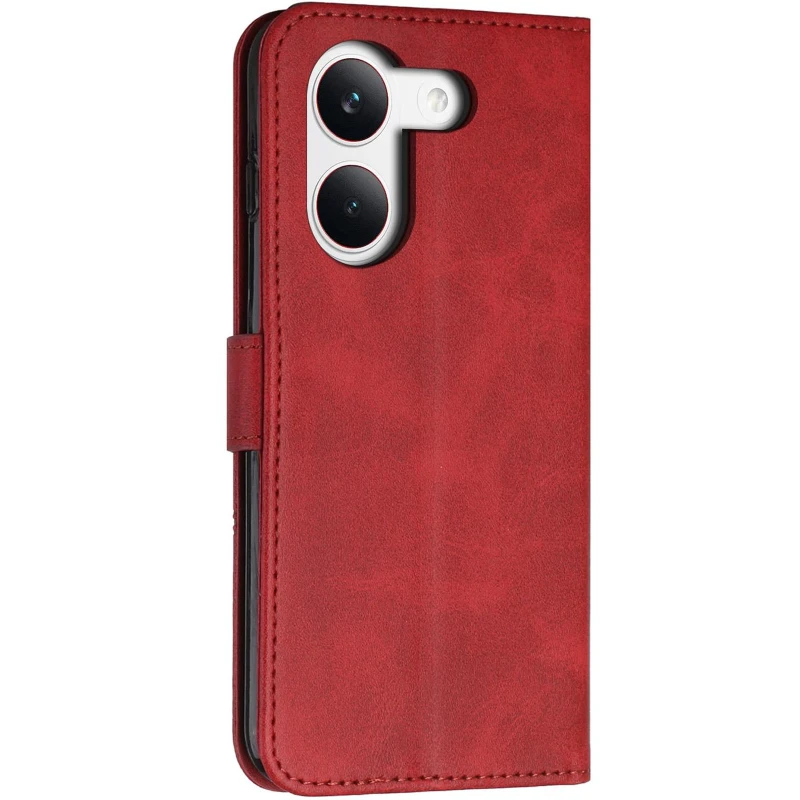 Шкіряний чохол-книжка Jet Cover для Xiaomi Redmi Note 15 Pro 5G – Red. Фото 3 з 4