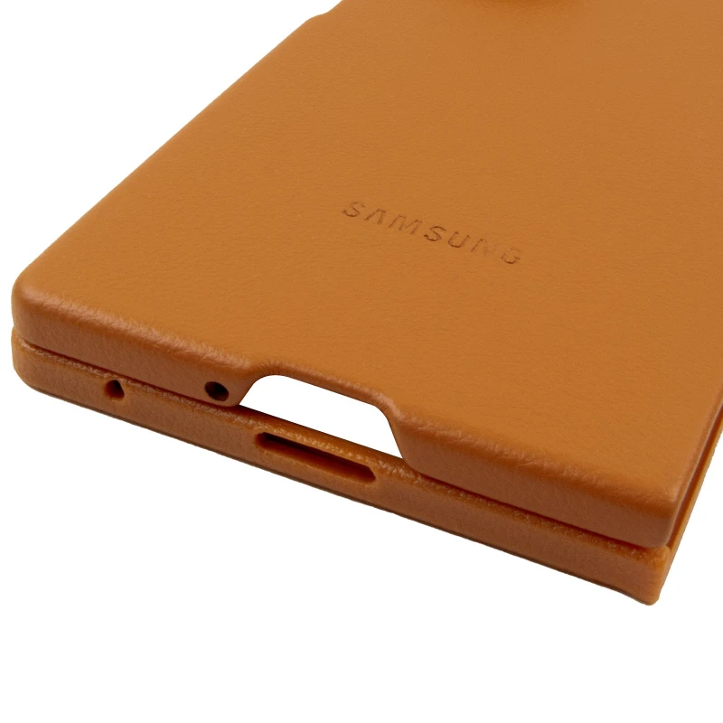 Шкіряний чохол Leather Case Premium на Samsung Galaxy Z Fold6 – Tan. Фото 10 з 10