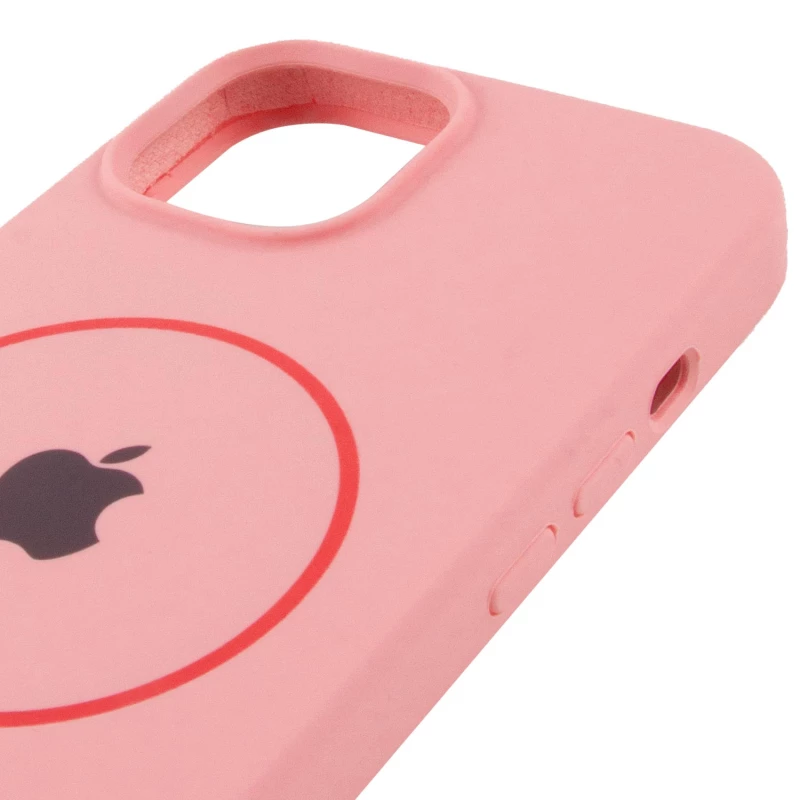 Чохол Silicone Armor Max with MagSafe для Apple iPhone 11 (6.1") – Рожевий / Light pink. Фото 8 з 9