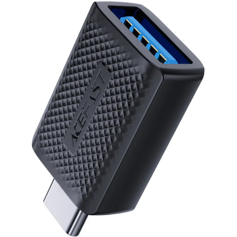 Перехідник Acefast J1 Type- Male to USB Female – Black. Фото 2 з 5