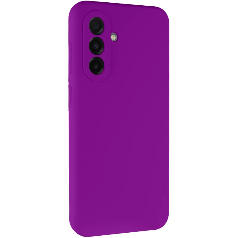 Чохол Silicone Case Lakshmi Premium із закритою камерою для Samsung Galaxy A56 5G – Сливовий / Purple. Фото 3 з 10