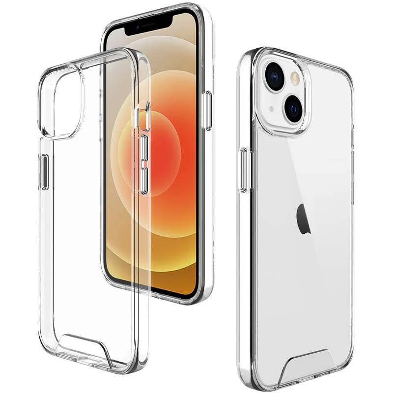 Силіконовий чохол Space Case на Apple iPhone 14 Plus (6.7") – Прозорий. Фото 3 з 7