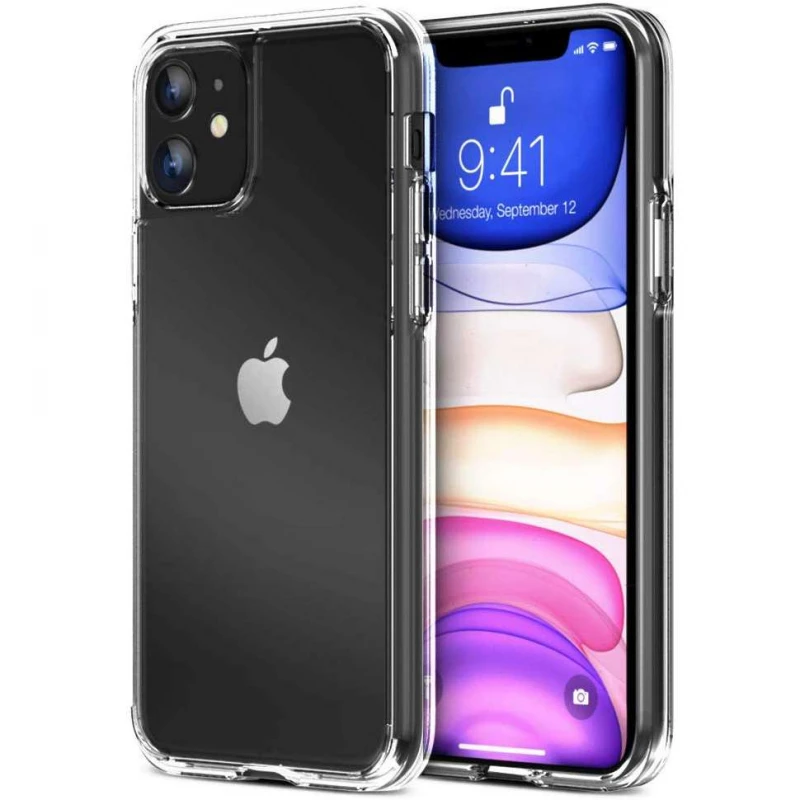 

Ультратонкий силиконовый чехол 2 мм для Apple iPhone 11 (6.1") (Бесцветный (прозрачный)), Безбарвний (прозорий)