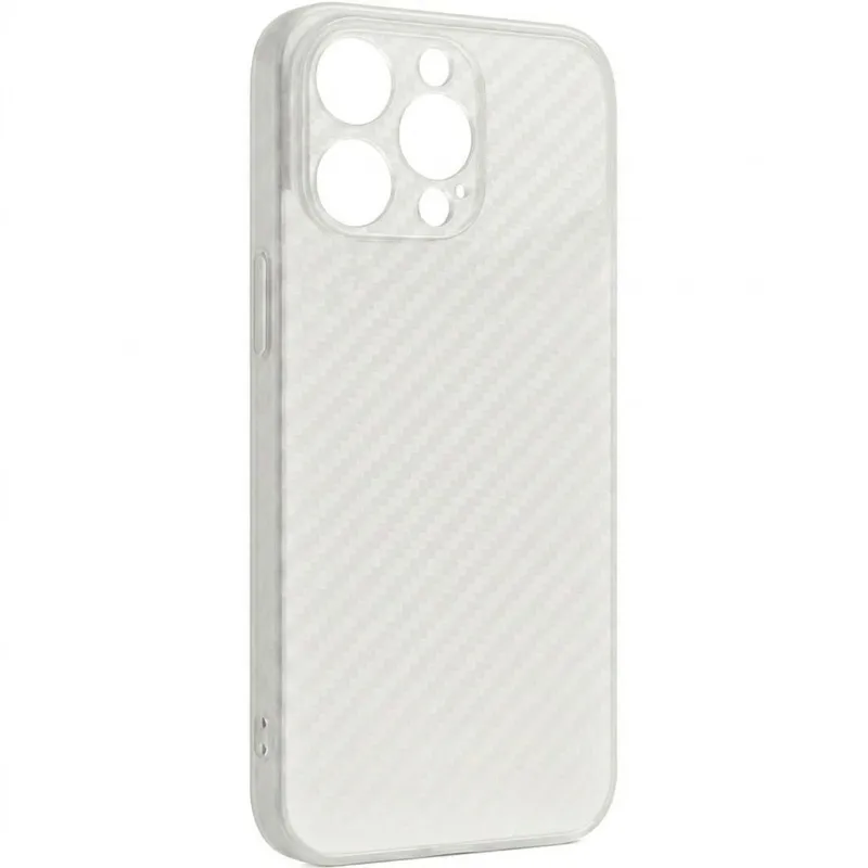 Чехол Getman Carbon Ultra Slim для Apple iPhone 15 Pro Max (6.7") – White. Фото 1 из 1