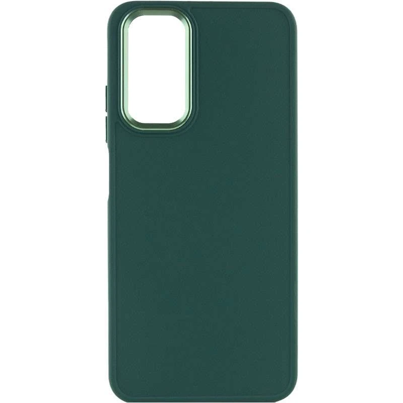TPU чехол Bonbon с металлическими кнопками для Samsung Galaxy A13 4G – Зеленый / Army green. Фото 2 из 5