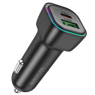 АЗП Borofone BZ28A Trophie PD30W+QC3.0 (1USB-A/1C) фото 1 з 5