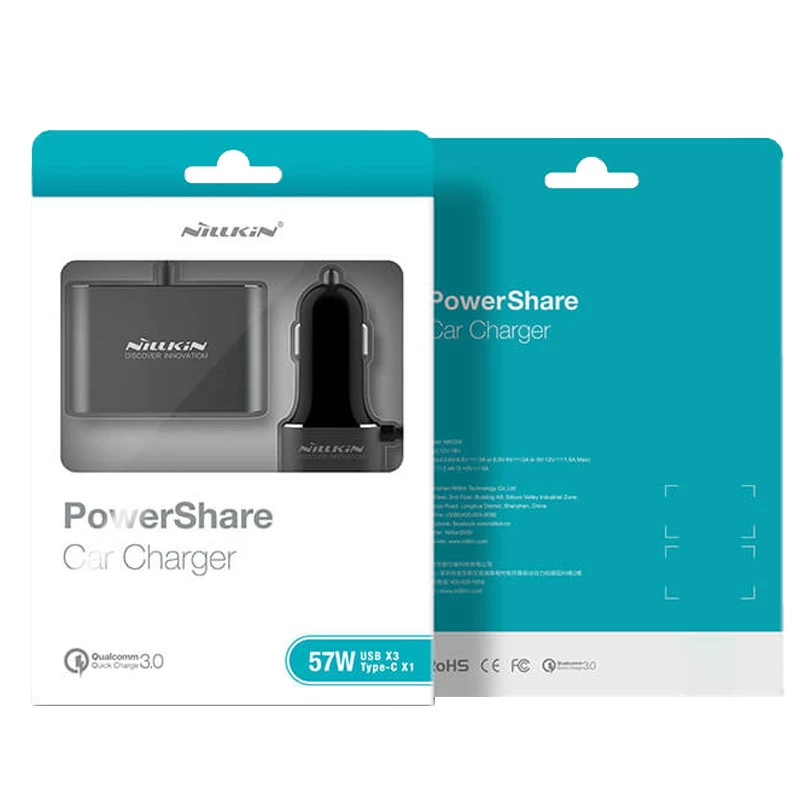 АЗУ Nillkin PowerShare 57W (3*USB+1Type-C) (NKC05) – Grey. Фото 6 из 6