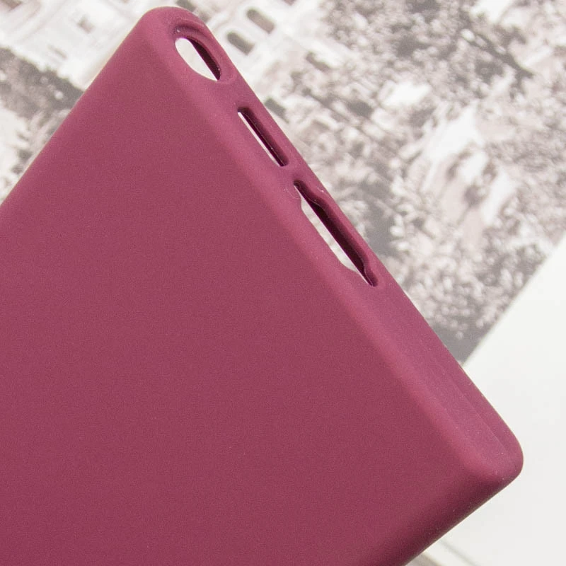 Чохол Silicone Case Lakshmi Premium із закритою камерою для Samsung Galaxy S25 Ultra – Бордовий / Plum. Фото 7 з 7