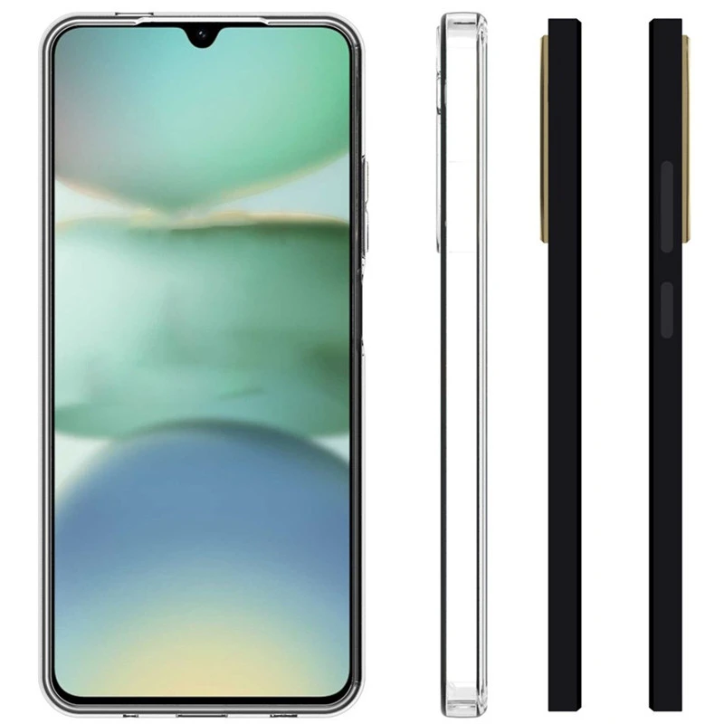 Ультратонкий силіконовий чохол 1мм на Xiaomi Redmi A5 / Poco C71 – Безбарвний (прозорий). Фото 5 з 5