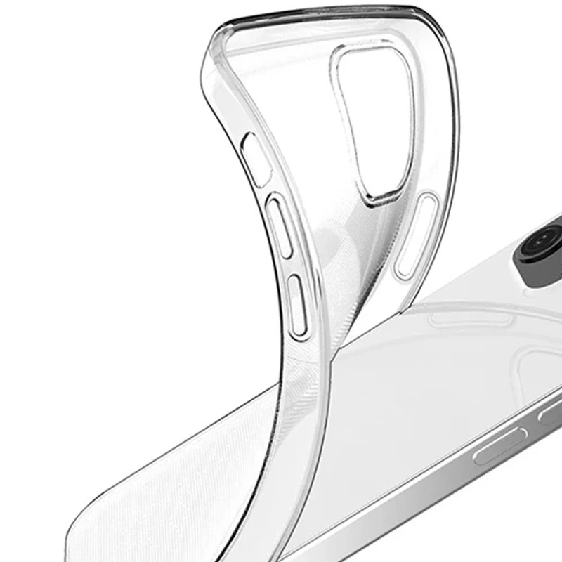 Ультратонкий силиконовый чехол 1 мм для Apple iPhone 12 mini (5.4") – Бесцветный (прозрачный). Фото 3 из 5