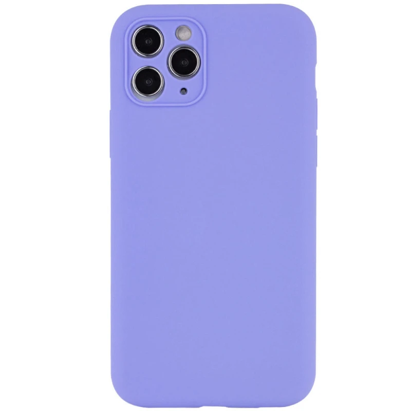 Чохол Silk Full Camera Protective (AA) NO LOGO для Apple iPhone 12 Pro Max (6.7") – Бузковий / Dasheen. Фото 1 з 2