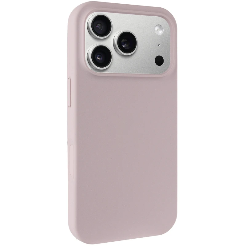 Чохол з закритим низом Silicone Case на Apple iPhone 17 Pro Max (6.9") – Сірий / Lavender. Фото 1 з 8