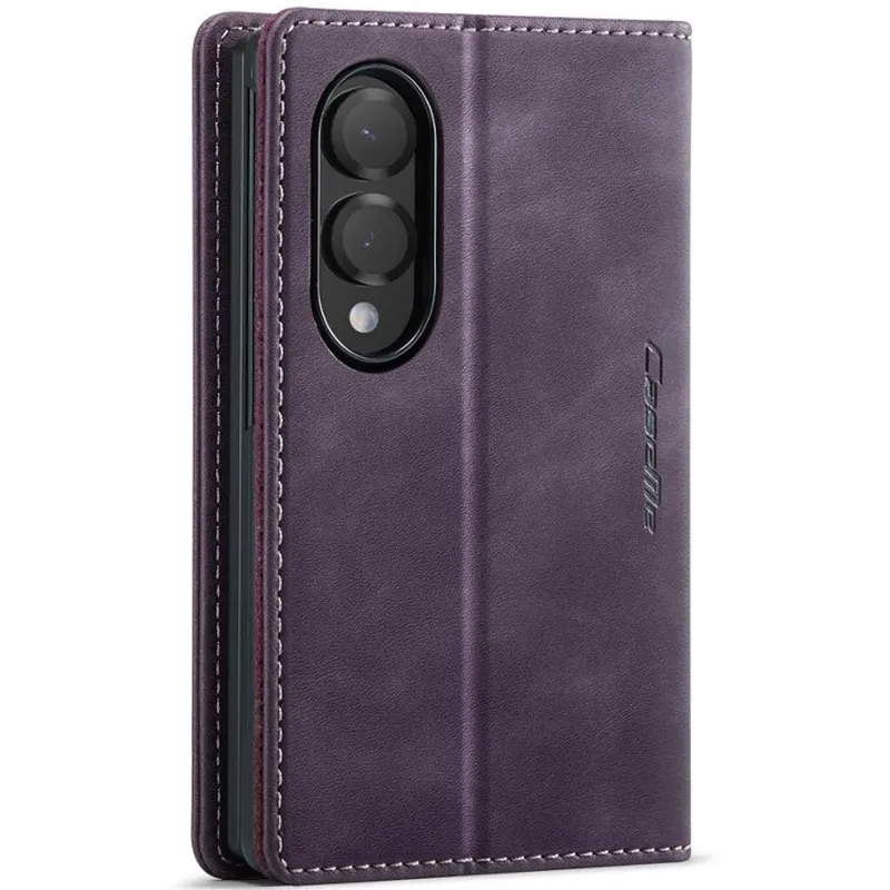 Шкіряний чохол-книжка CaseMe Velvet Matte для Samsung Galaxy Z Fold8 – Purple. Фото 3 з 6