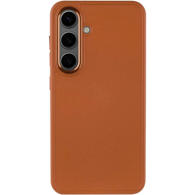 TPU чохол Bonbon з металевими кнопками на Samsung Galaxy S24 – Помаранчевий / Papaya. Фото 4 з 17