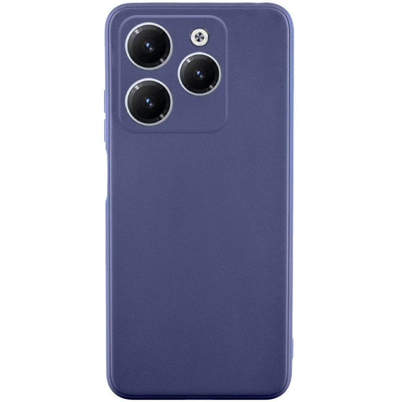 

Кольоровий силіконовий чохол із захистом камери на TECNO Spark 20 Pro (Синій / Dark Blue)