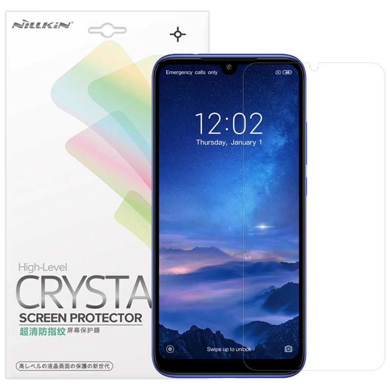 

Защитная плёнка Nillkin Crystal для Xiaomi Redmi 7 (Анти-отпечатки), Антивідбитки